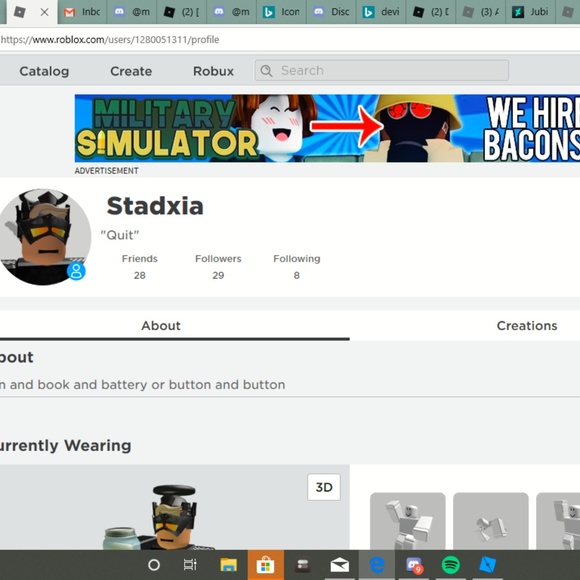 Accessories 3 Roblox Accounts Bundle 20 Poshmark - roblox new account page roblox free bundles